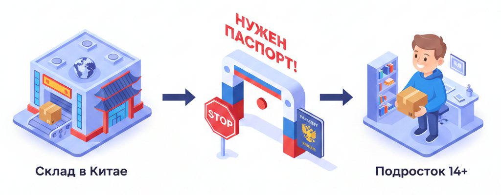 Со скольки лет можно заказывать на AliExpress: официальные правила и реальный порог Схема прохождения таможни РФ для посылок AliExpress из Китая: обязательное требование паспорта для подростков 14+ лет